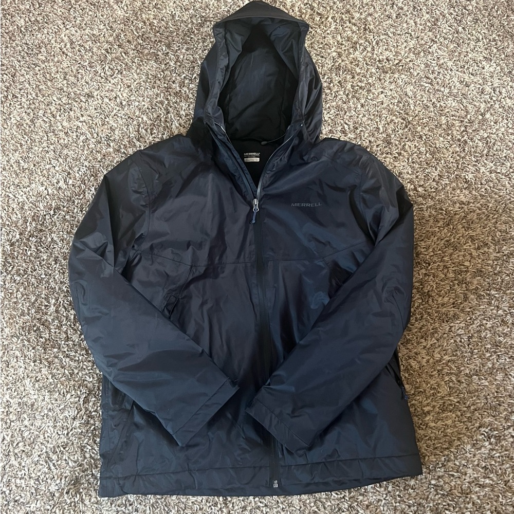 Men’s Merrell mid weight rain jacket! Size L